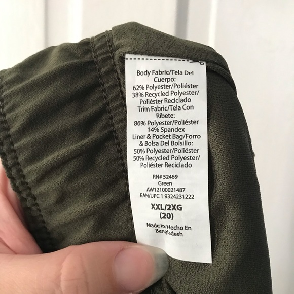 Olive Athletic Shorts | NWT Athletic Works - Picture 3 of 7